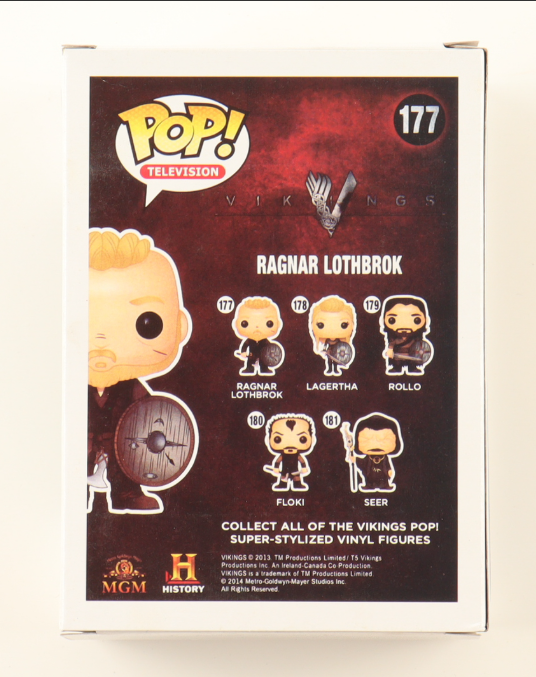 Travis Fimmel Signed "Vikings" #177 Ragnar Lothbrok Funko Pop! Figure - ACOA