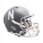 Nebraska Slate Replica Football Helmet