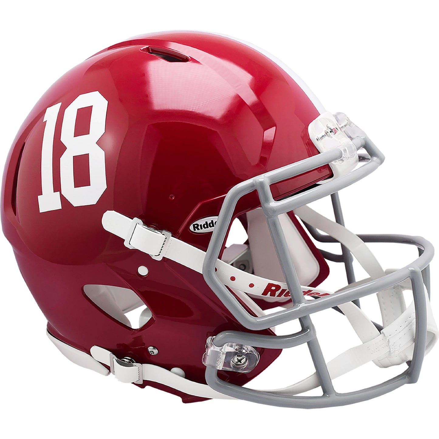 Alabama#18 Crimson Tide Primary Speed F/S Authentic Football Helmet