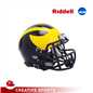 Michigan Wolverines Matte Finish Mini Football Helmet#8053434