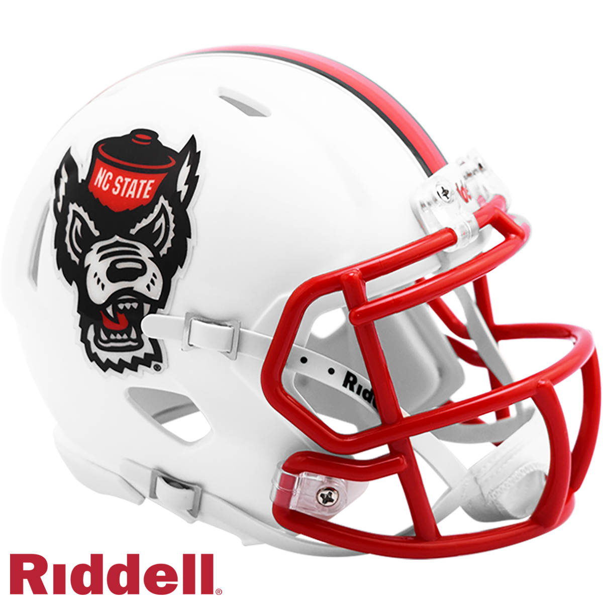 North Carolina State Primary Speed Mini Football Helmet