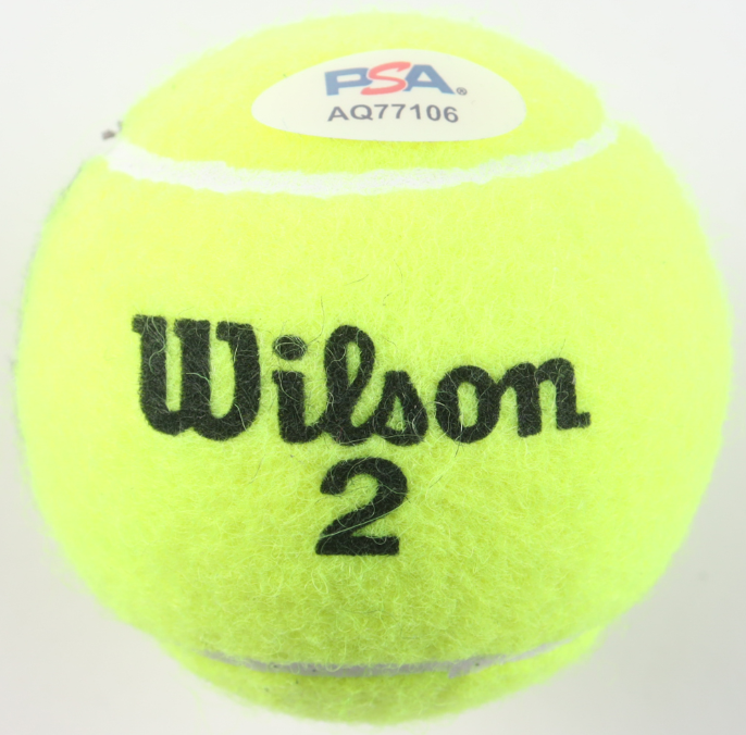Jannik Sinner Signed Wilson 2 Tennis Ball - PSA