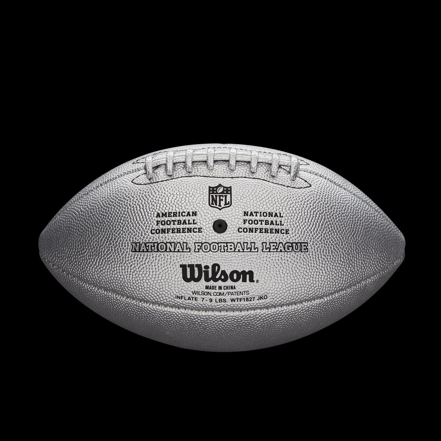 Wilson NFL Official Replica Game Football Composite Leather Metallic