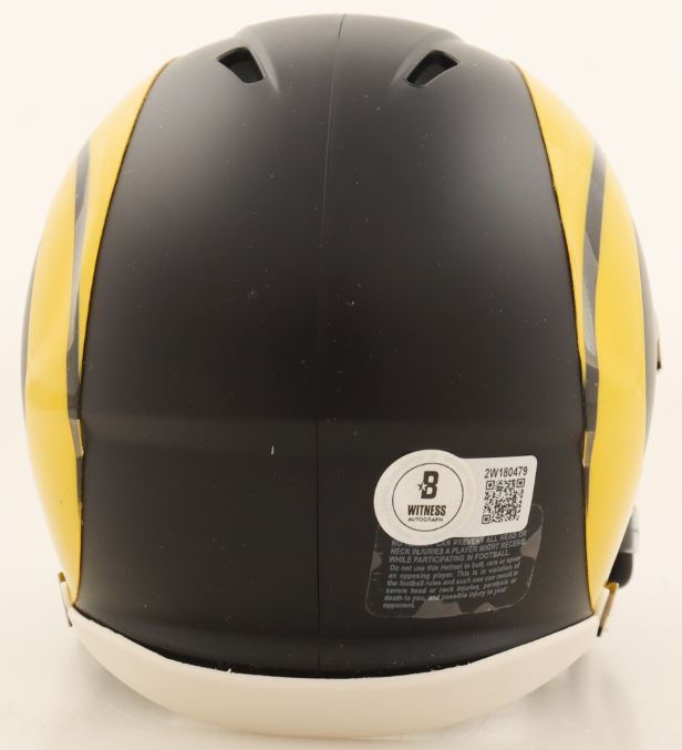 Orlando Pace Signed Rams Rivalry Mini Football Helmet - Beckett