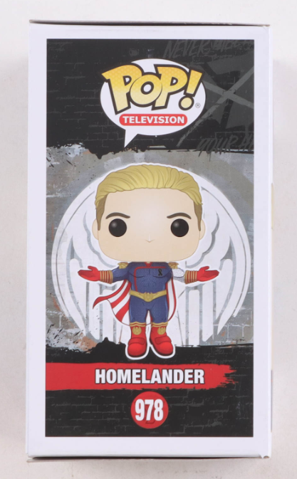 Antony Starr Signed "The Boys" #978 Homelander Funko Pop! Vinyl Figure - PSA