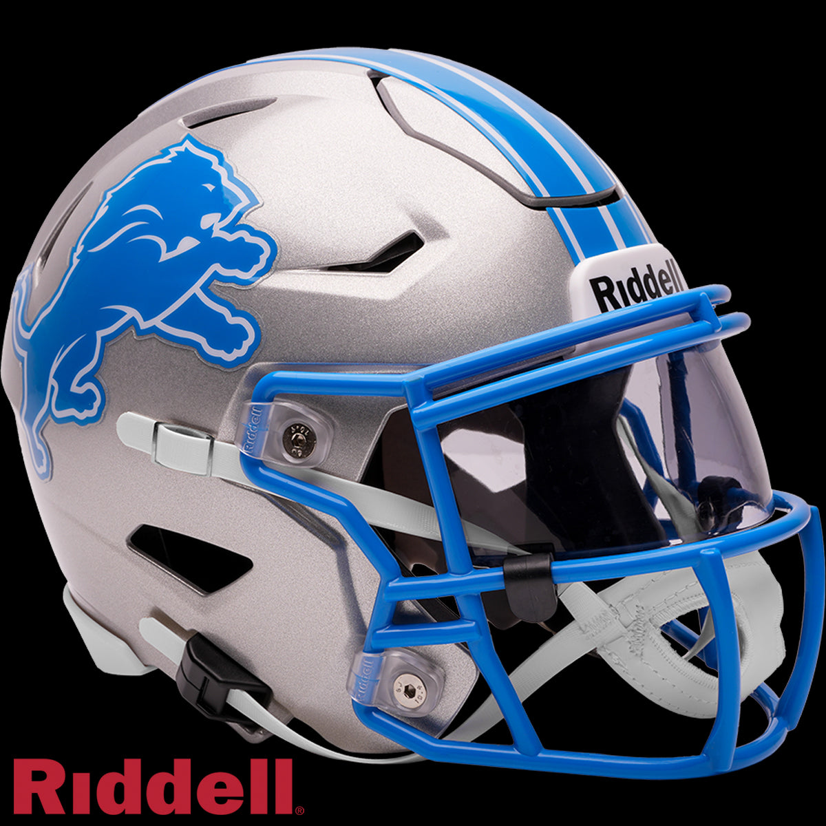 blue speedflex football helmet Detroit Lions Riddell SpeedFlex MIDI Football Helmet – Sports Vault Shop