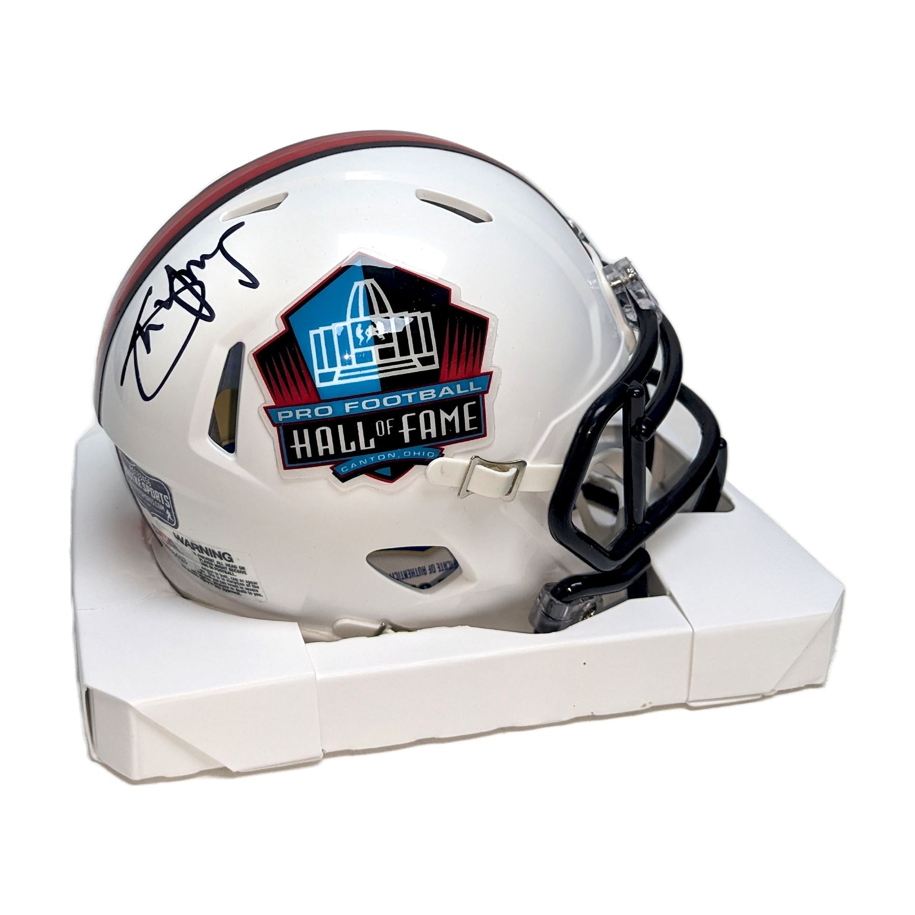 autographed authentic football helmets Steve Young Autographed Hall of Fame Mini Helmet