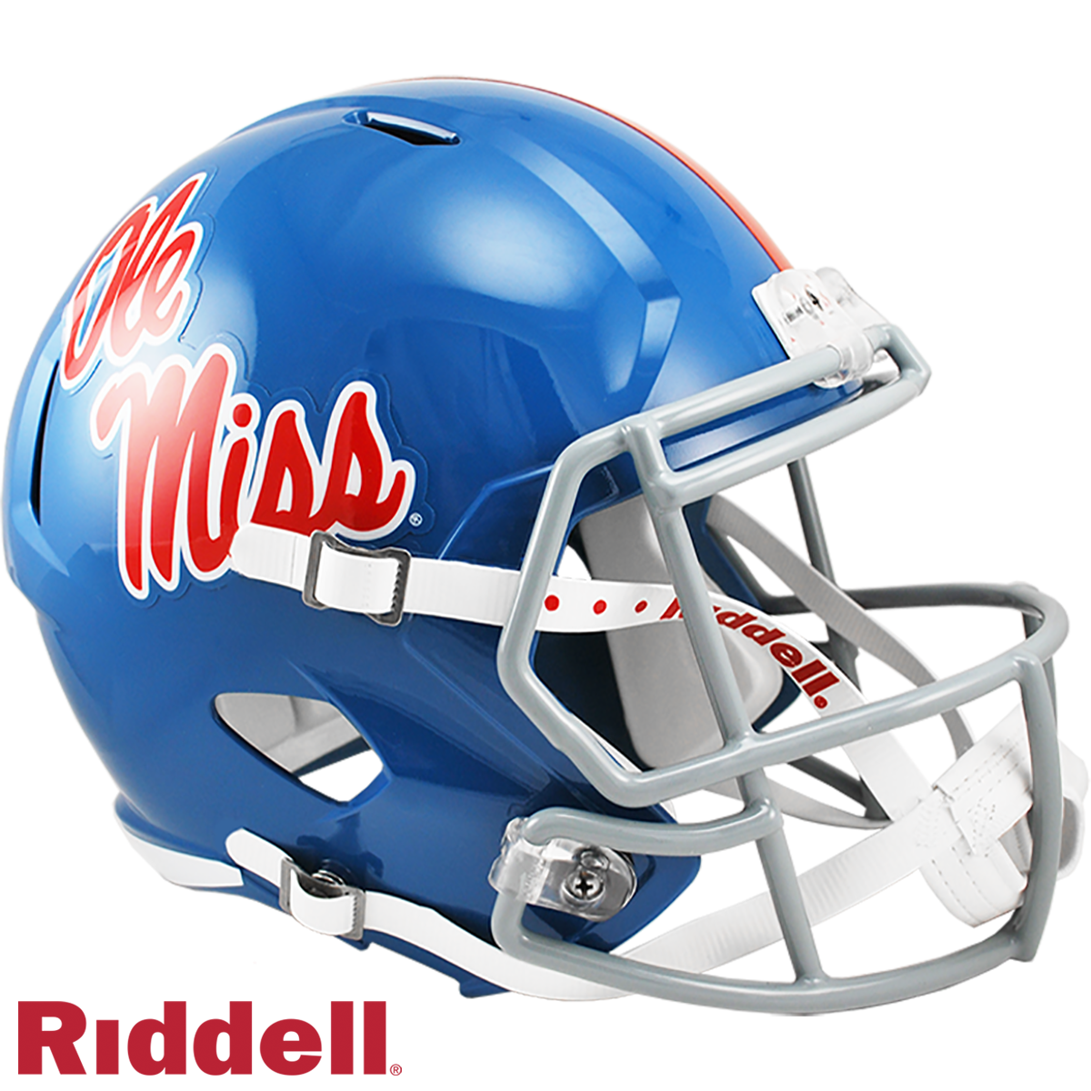 Mississippi Rebels Powder Blue F/S Replica Football Helmet