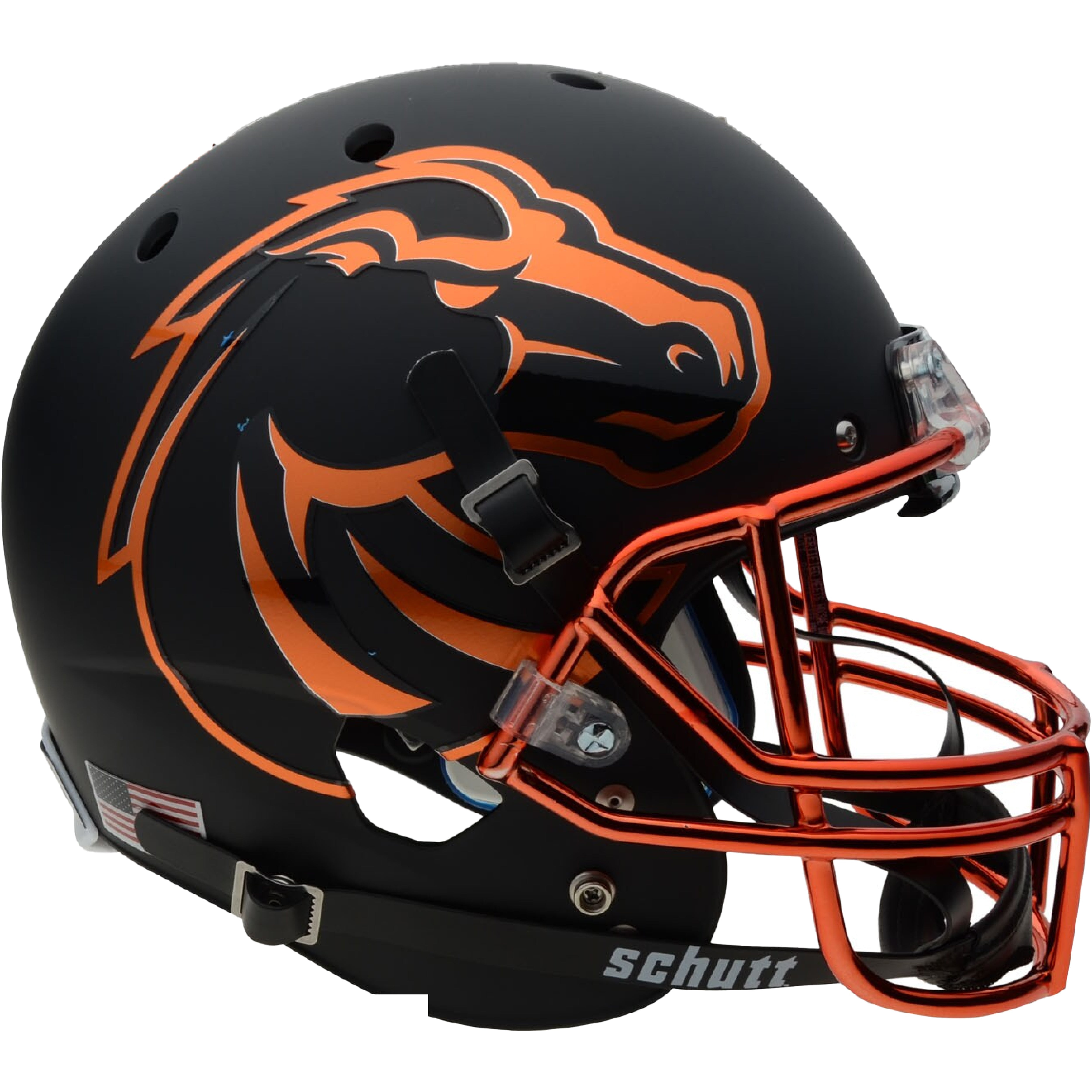 bsu football helmet Boise State Broncos Riddell Speed Authentic this authentic size display helmet is perfect for all football fans and great for autographs Boise State Mini Helmet Bronco