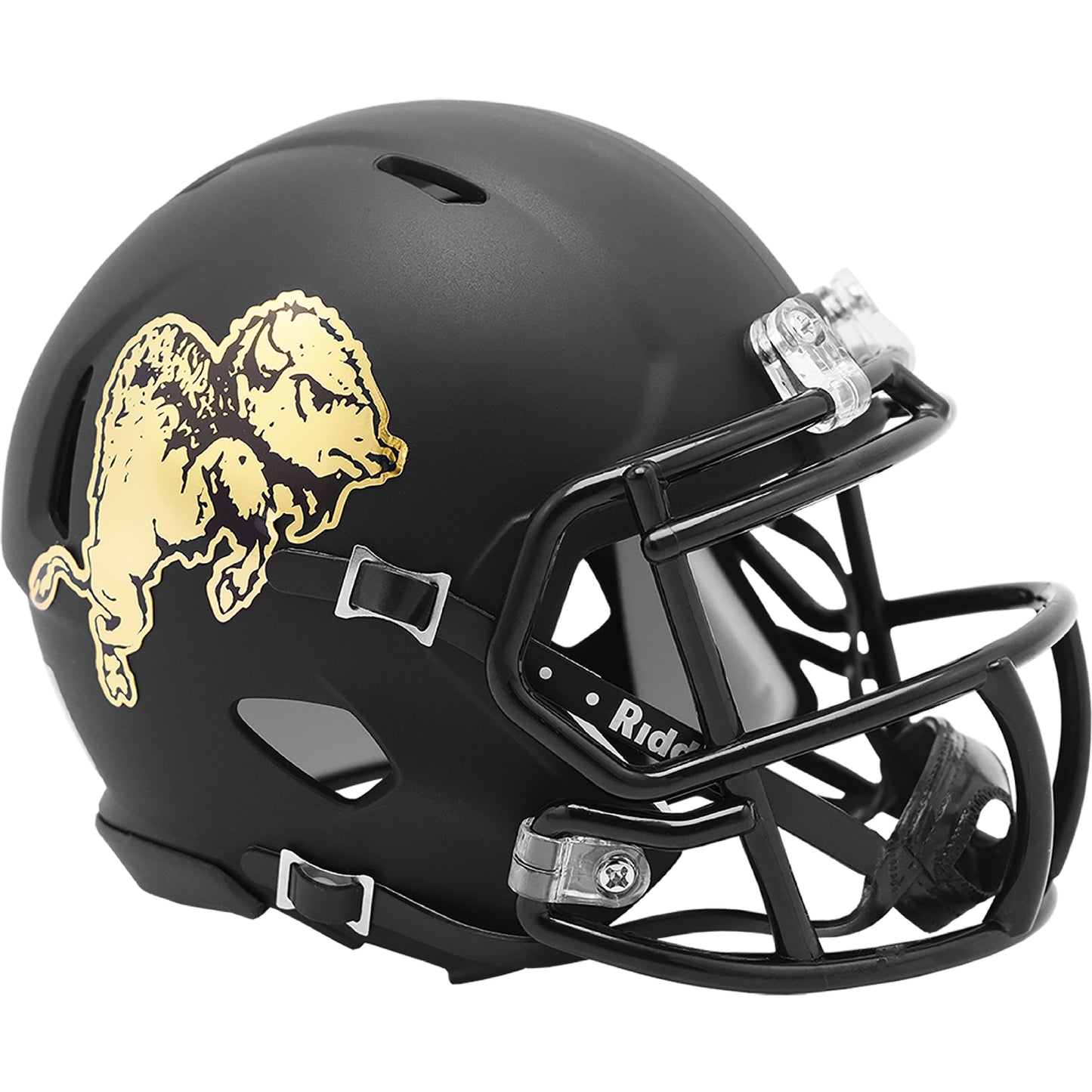 Colorado Buffaloes Riddell Matte Black Speed Mini Football Helmet
