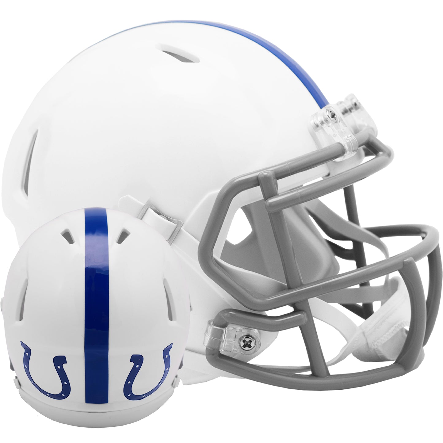 Indianapolis Colts 1956 Throwback Riddell Speed Mini Football Helmet