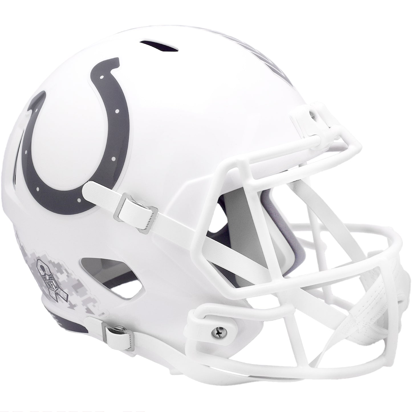 Indianapolis Colts 2024 Salute to Service Riddell Speed Replica Football Helmet