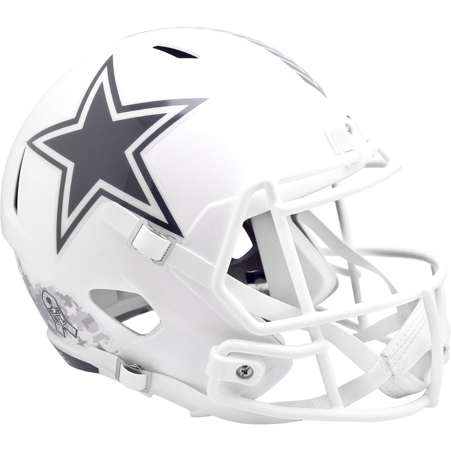 Dallas Cowboys 2024 Salute to Service Riddell Speed Replica Football Helmet