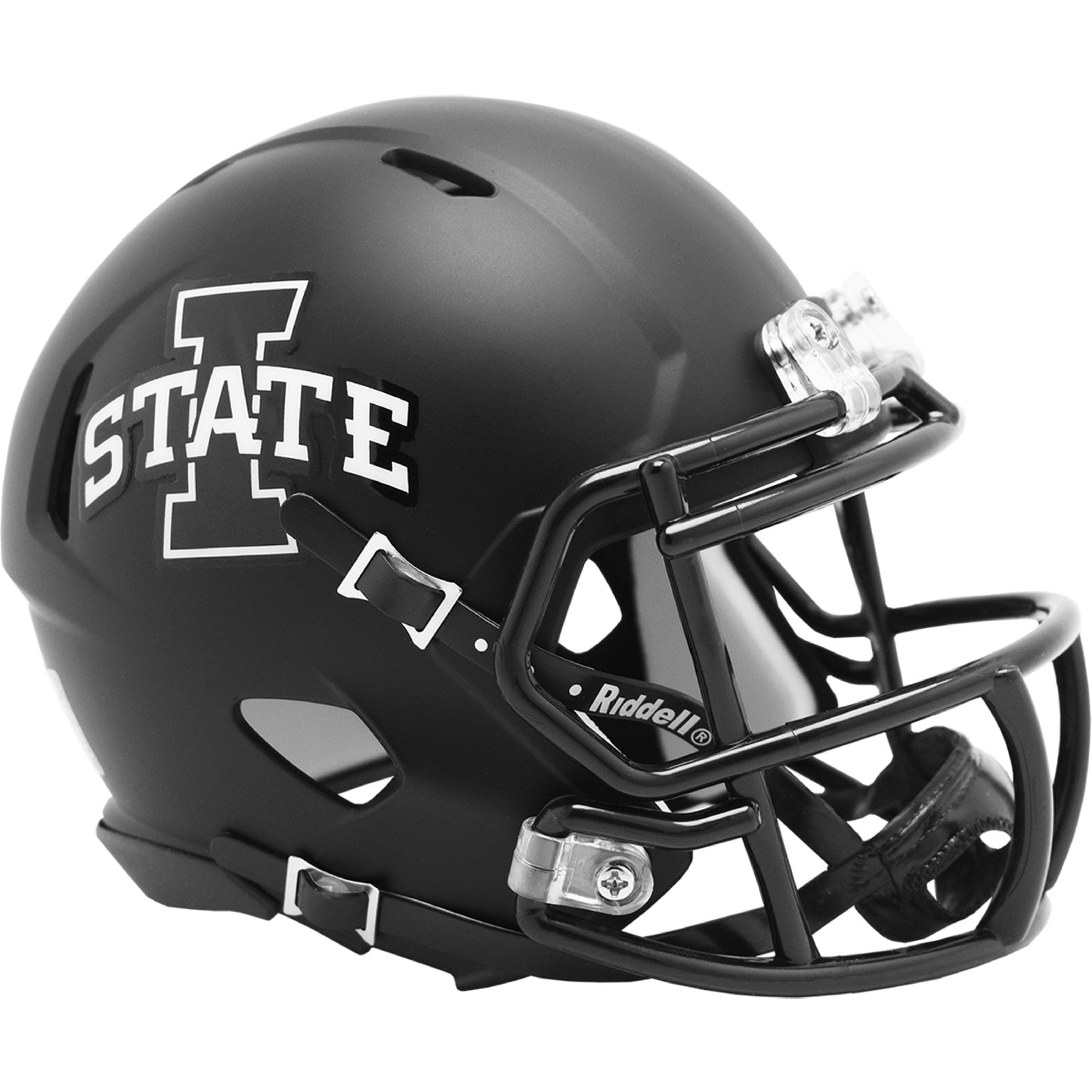 Iowa State Cyclones Riddell Speed Mini Satin Black Football Helmet