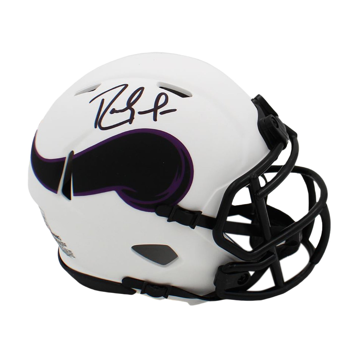 Randy Moss Signed Authentic Vikings Lunar NFL Mini Helmet