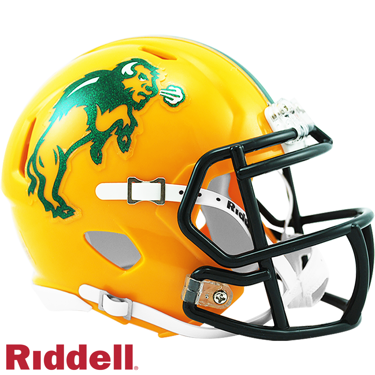North Dakota State Bison Speed Mini Football Helmet