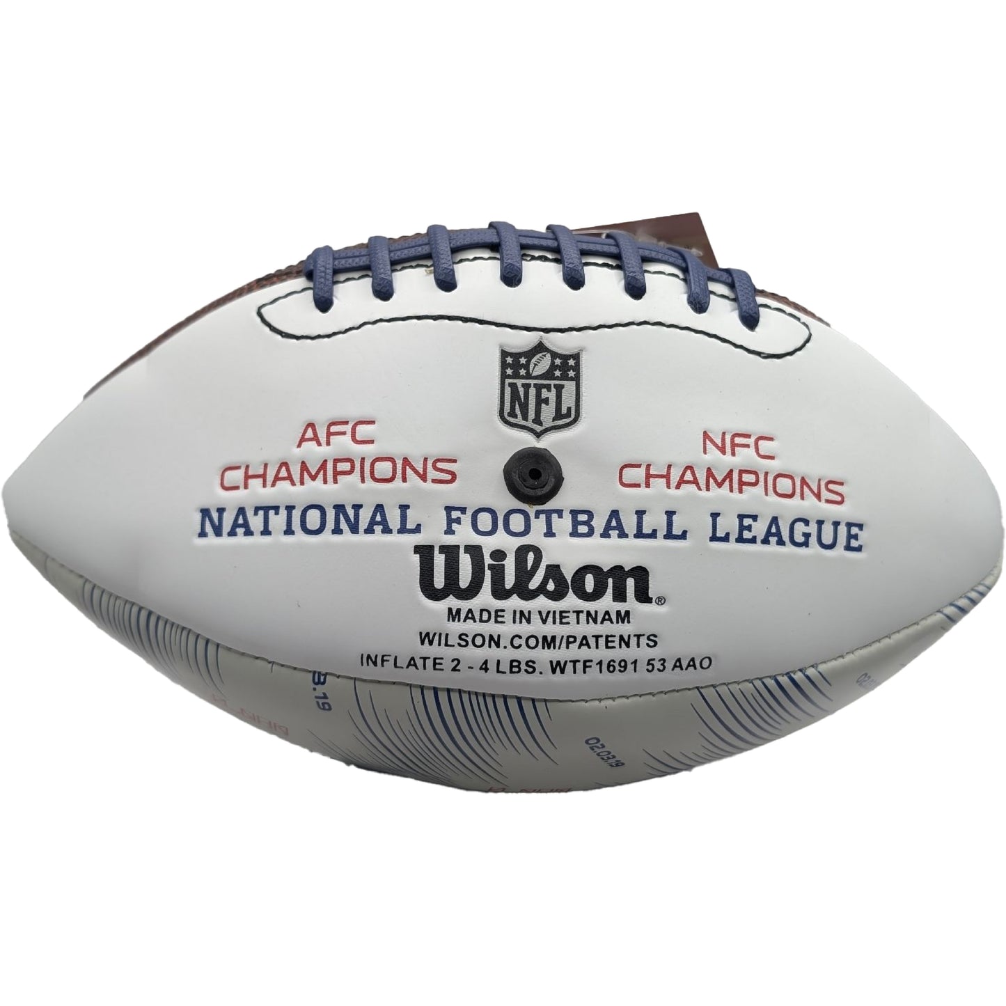 Super Bowl 53 LIII Wilson NFL Autograph Model Mini Size Football - Atlanta 2019