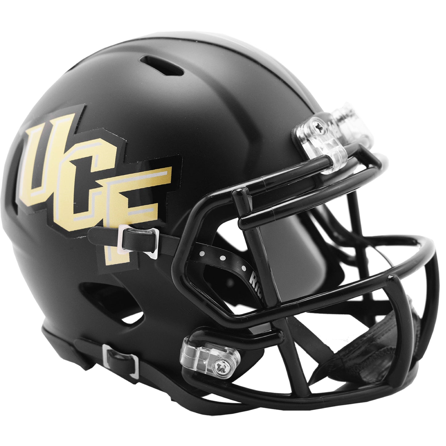 Central Florida Golden Knights Black Matte Finish Riddell Speed Mini Football Helmet