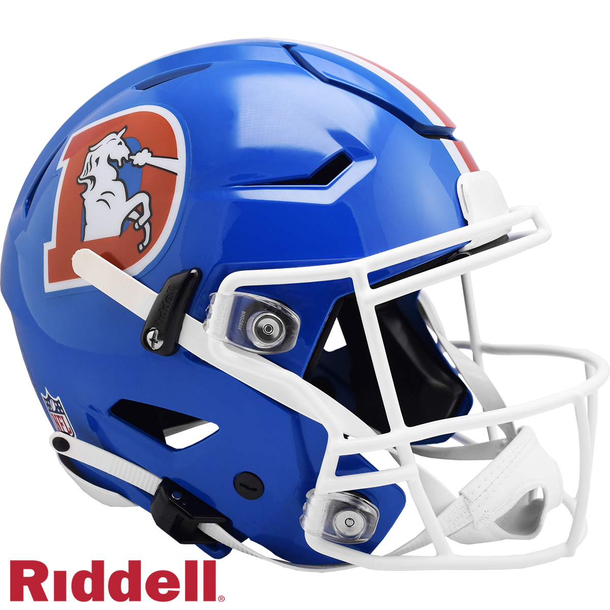 Denver Broncos T/B(75-96) F/S Speedflex Football Helmet