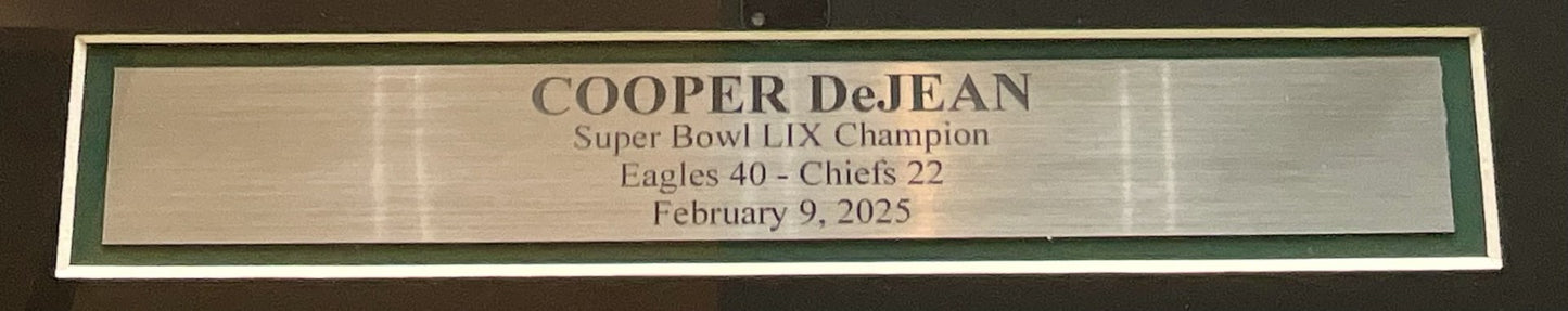 Cooper DeJean Spector Art 16x20 SB Pick Six Photo Framed