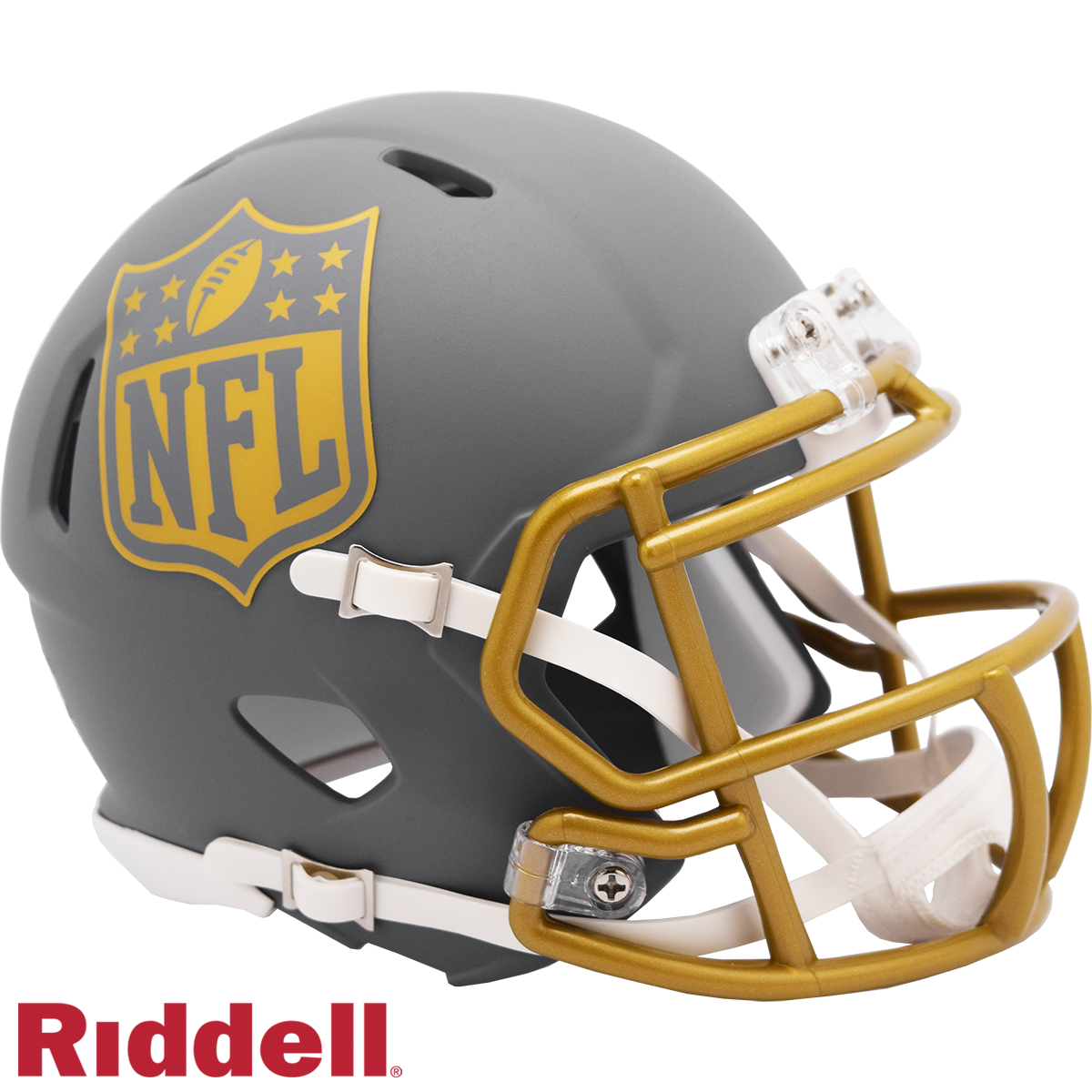 NFL Shield Slate Mini Football Helmet #8057623