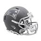 New England Patriots Slate Speed Mini Football Helmet