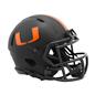 Miami Hurricanes Lunar Mini Football Helmet #8056877