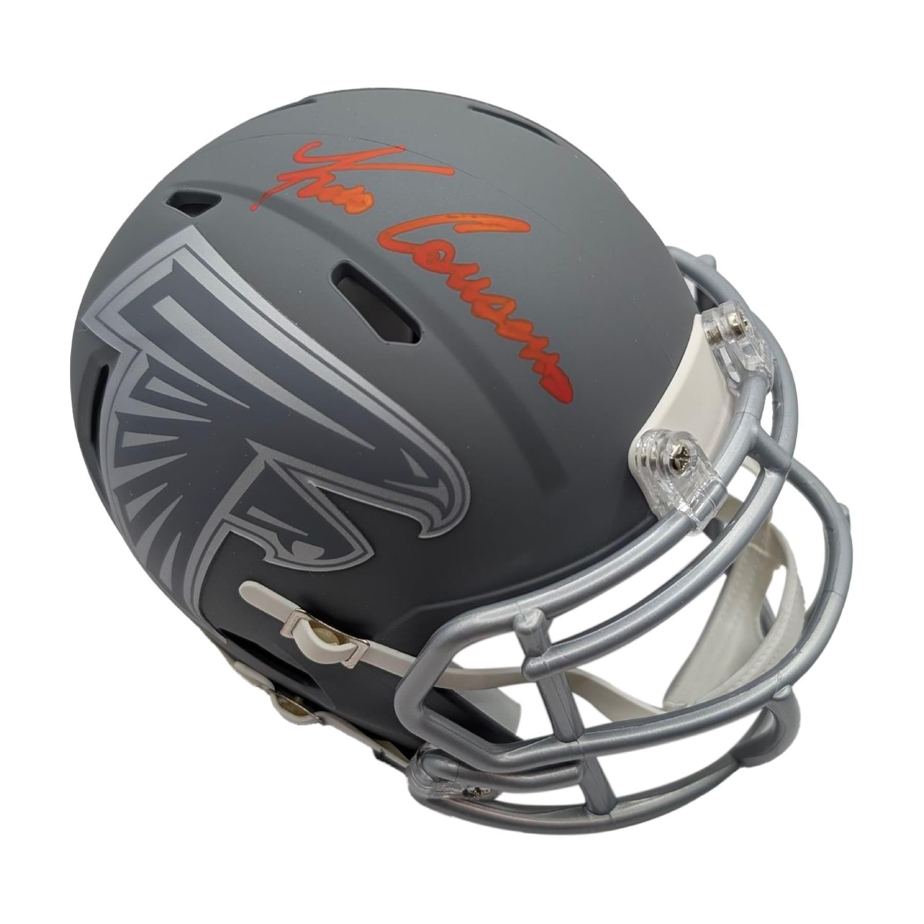 atlanta falcons mini football helmet Kirk Cousins Autographed Atlanta Falcons Slate Mini Helmet