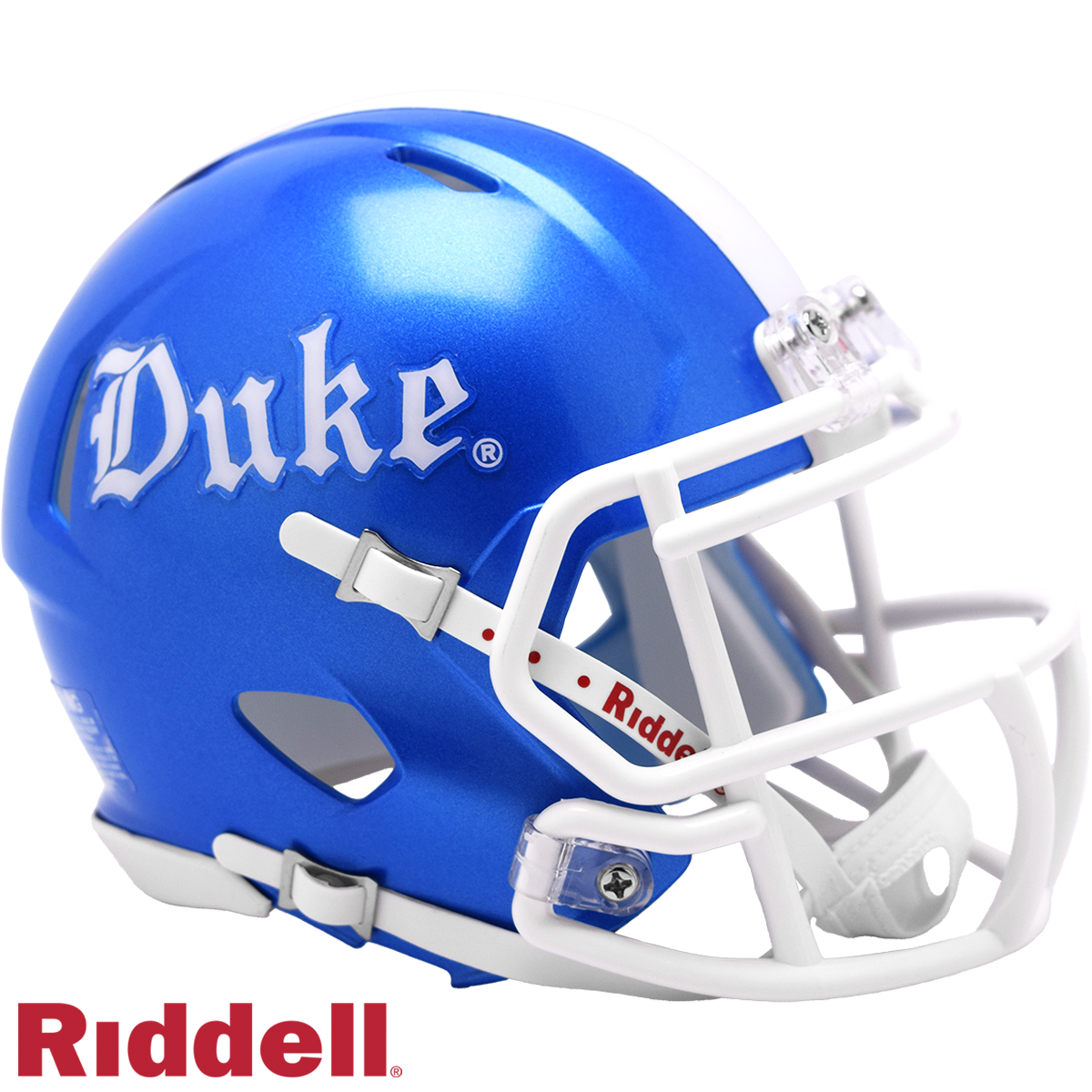 Duke Blue Devils Blue Gothic Mini Football Helmet #8059346
