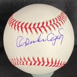 Orlando Cepeda Autographed Official Major League Baseball Beckett COA