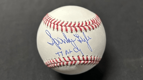 Sparky Lyle New York Yankees Autographed Baseball "77 AL CY"
