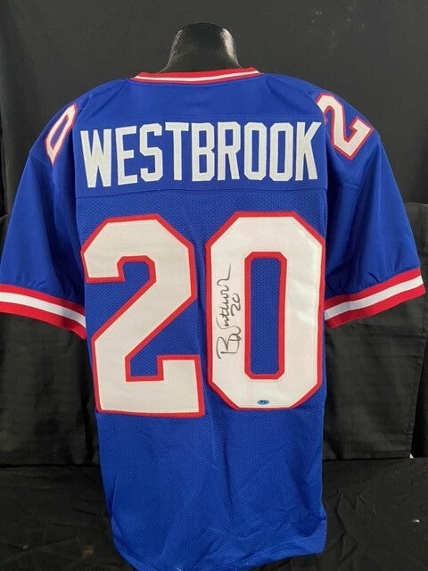 Brian Westbrook Autographed Custom Football Jersey Sports Vault Shop