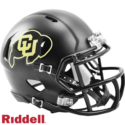 Colorado Buffaloes Black Mini Football Helmet