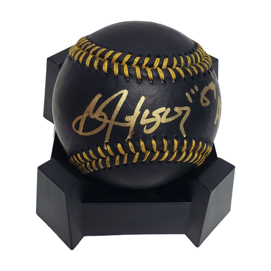 Bo Jackson signed Black MLB w/89 ASG MVP Inscription-BAS