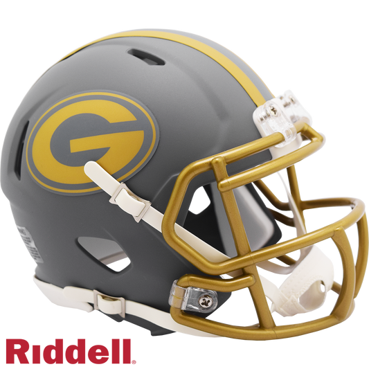 Green Bay Packers Slate Speed Mini Football Helmet