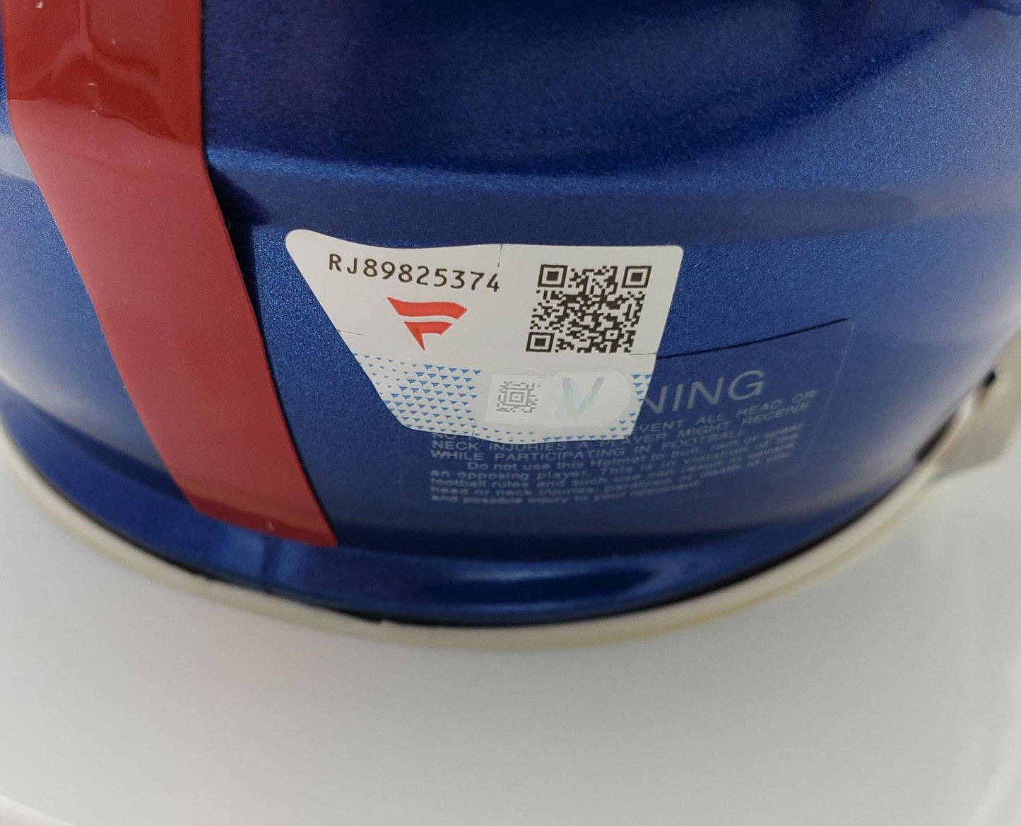 Malik Nabers Autographed New York Giants Speed Mini Helmet (FAN)