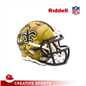New Orleans Saints Camo Speed Mini Football Helmet