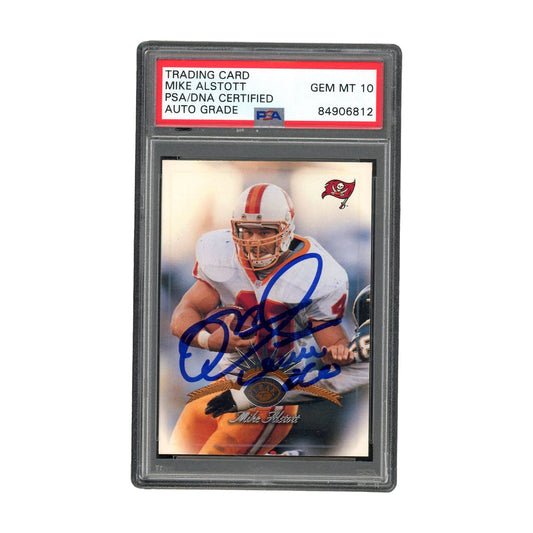 Mike Alstott Autographed 1997 Donruss (88) - Gem Mint 10 Auto - PSA