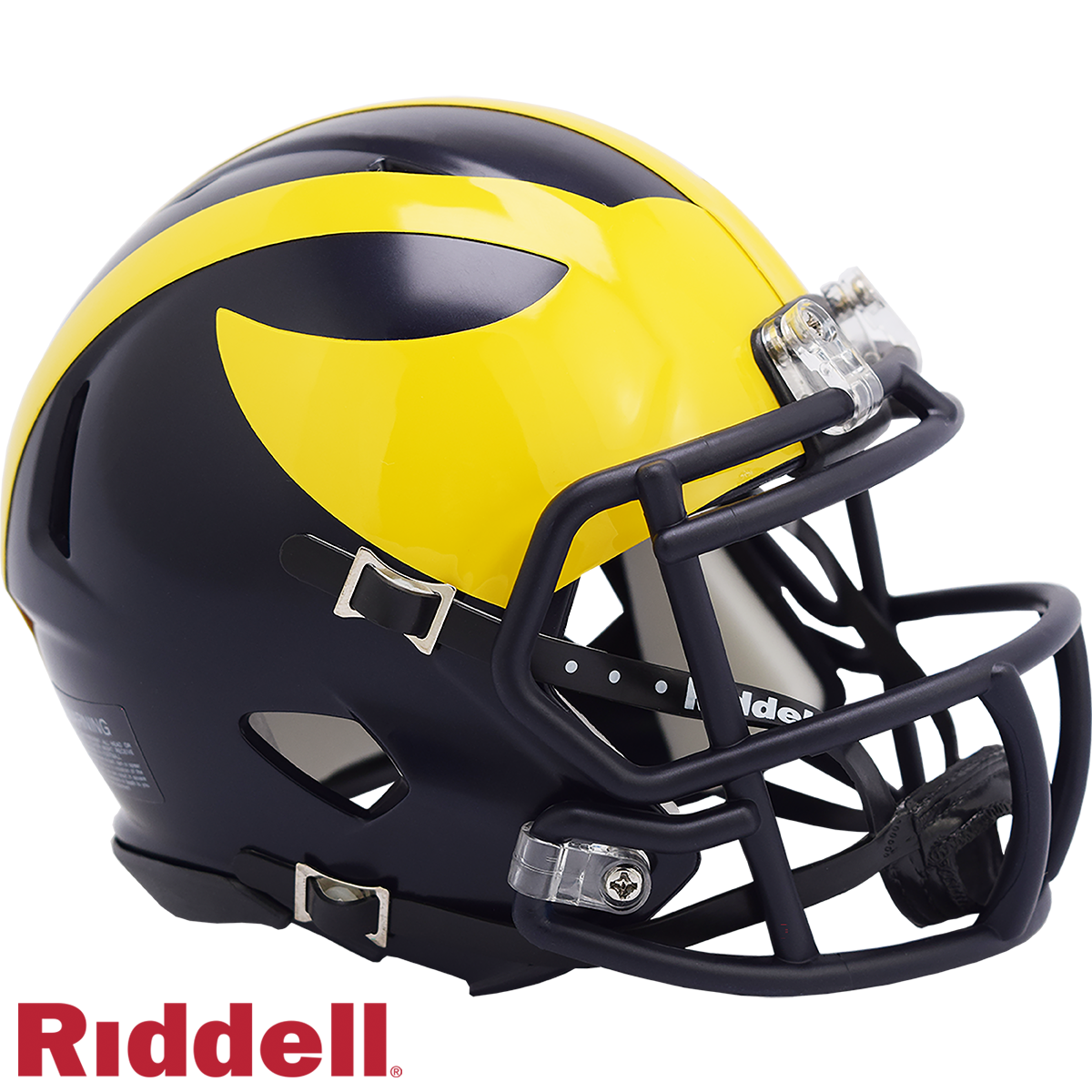 Michigan Wolverines Matte Finish Mini Football Helmet#8053434