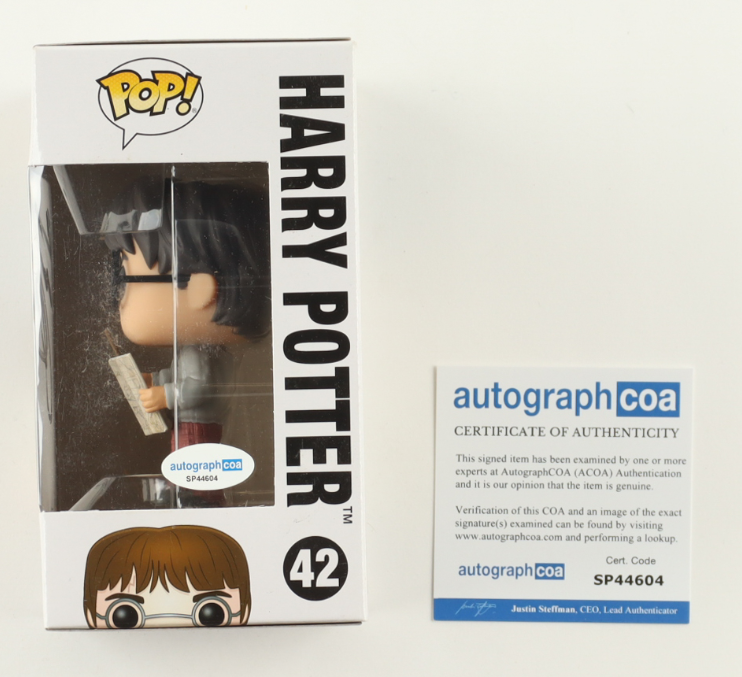 Daniel Radcliffe Signed "Harry Potter" #42 Harry Potter Funko Pop! - ACOA