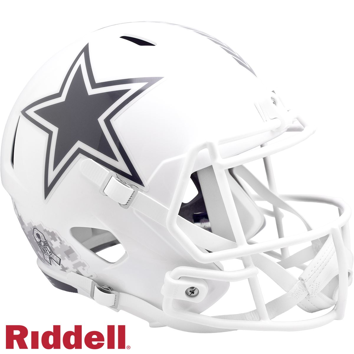 Dallas Cowboys 2024 Salute to Service Riddell Speed Replica Football Helmet