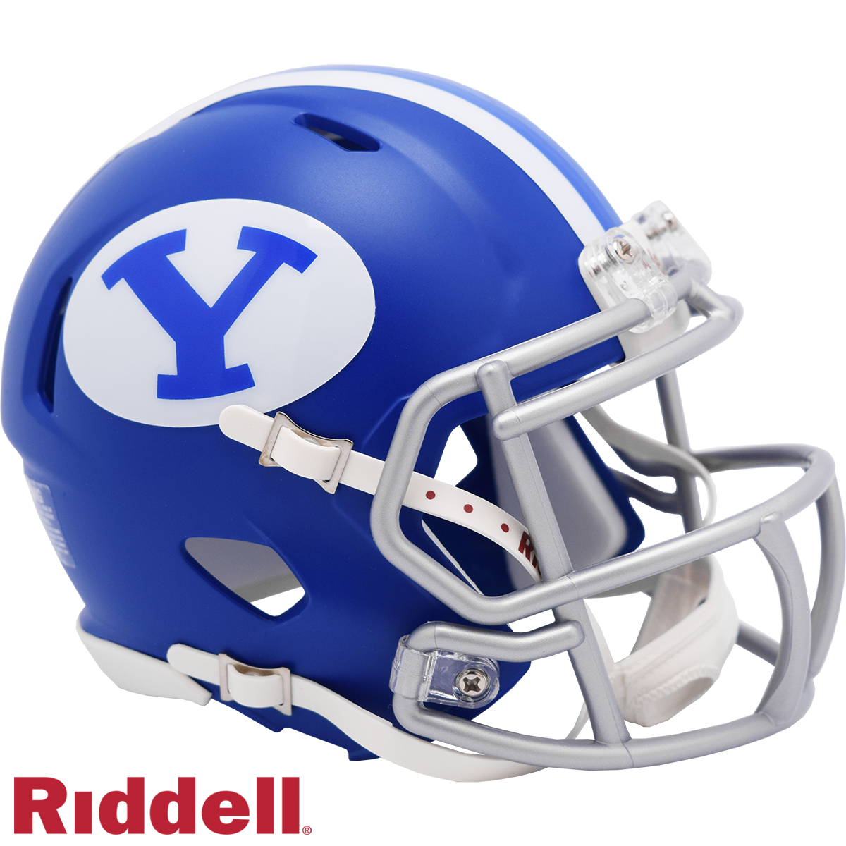 BYU Cougars 2021 Royal Satin Speed Mini Football Helmet