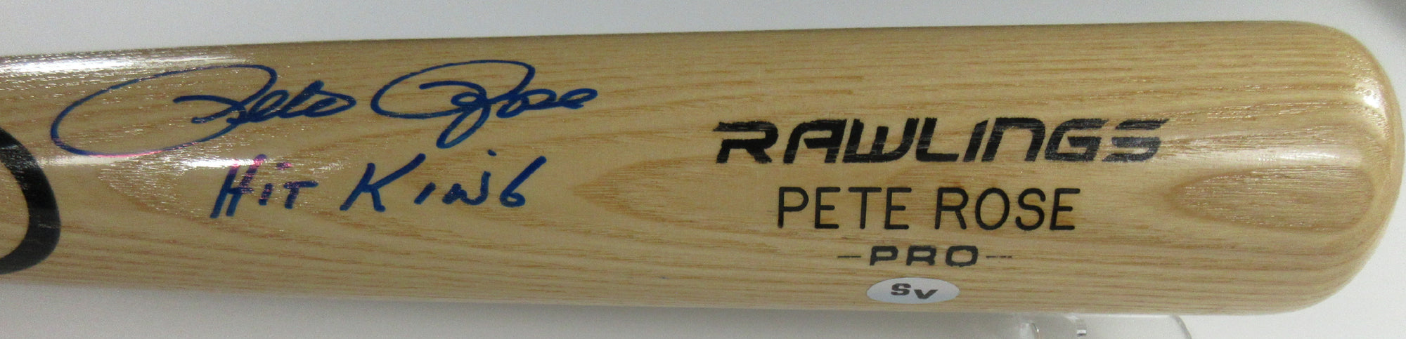Pete Rose Cincinnati Reds Autographed Rawlings Bat Inscribed "Hit King"