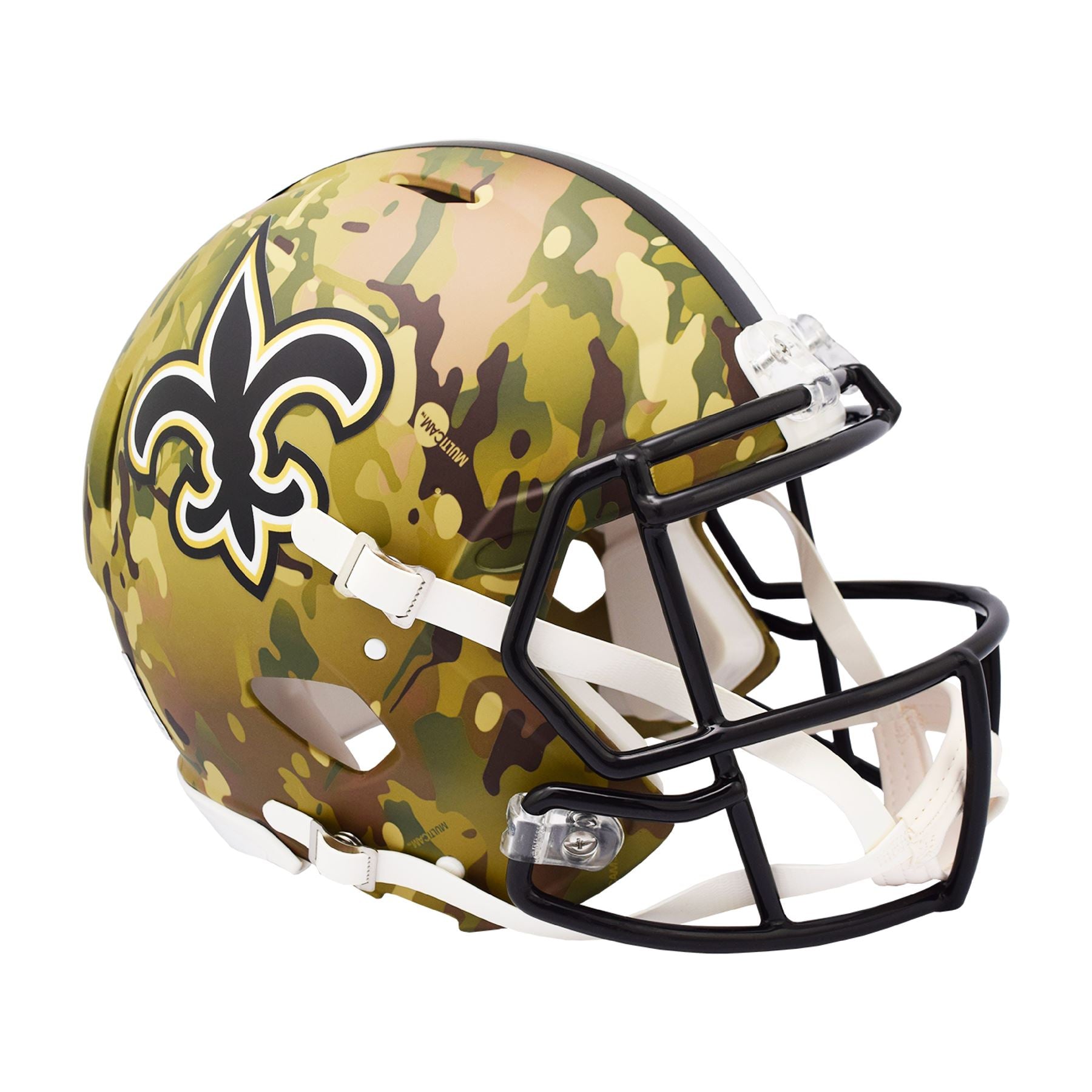 New Orleans Saints CAMO Full Size Authentic Football Helmet