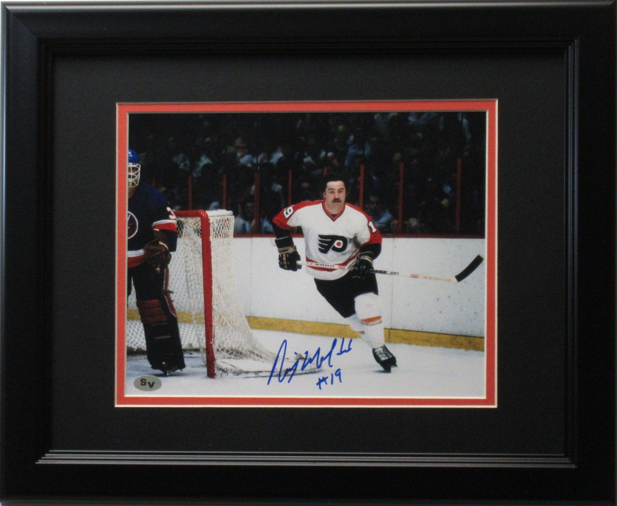 Rick MacLeish Philadelphia Flyers Autographed 8x10 Photo Framed