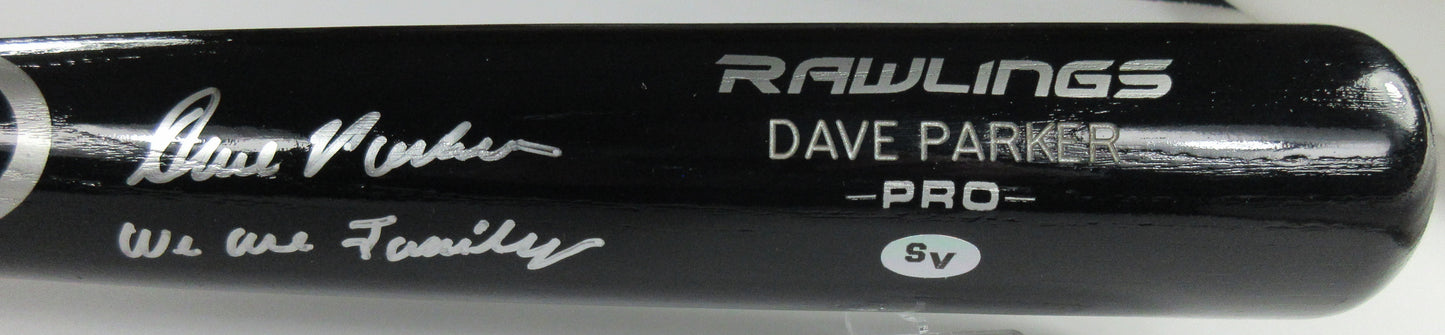 Dave Parker Pittsburgh Pirates Autographed Rawlings Bat "We are Family"