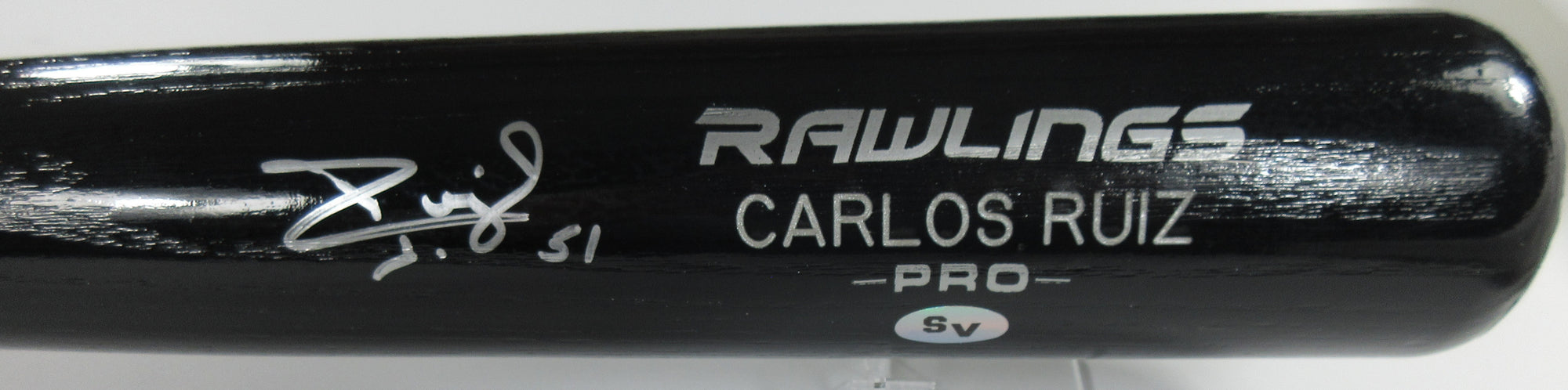 Carlos Ruiz Philadelphia Phillies Autographed Rawlings Engraved Bat