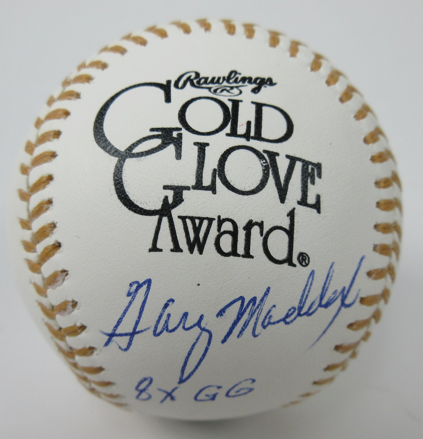 Gary Maddox Philadelphia Phillies Autographed Gold Glove Award Baseball