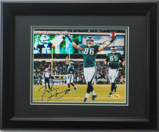 Zach Ertz Philadelphia Eagles Autographed 8x10 "TD" Photo Framed