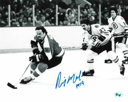 Rick MacLeish Philadelphia Flyers Autographed 8x10 Photo Framed